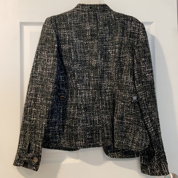 Adrienne Vittadini Grey Multi Jacket Size 4 - Picture 11 of 13